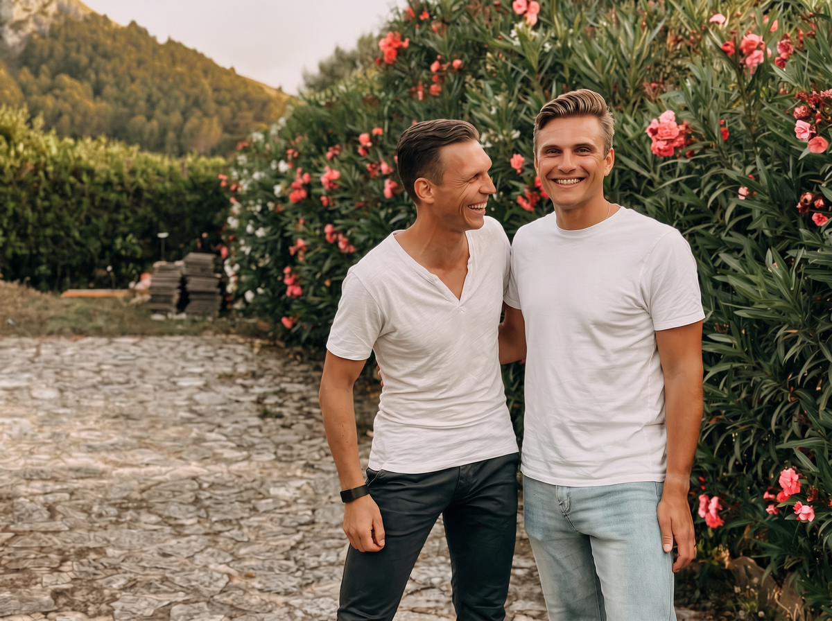 Lion Bikes Gründer Marcel Kittel und Tony Martin